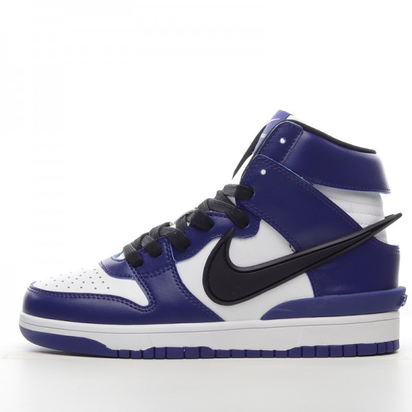 Nike Dunk High  AMBUSH CU7544-400 Blue White 